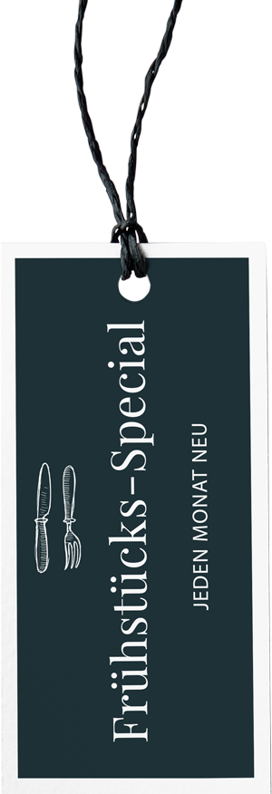 Animiertes Label: Frühstücks-Special